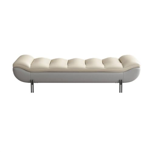 120cm Storage Ottoman Bench with Clothes Organizer for Bedroom & Living Room