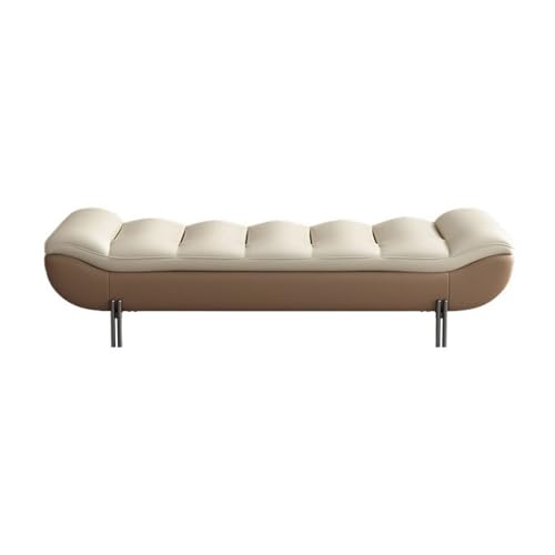 120cm Storage Ottoman Bench with Clothes Organizer for Bedroom & Living Room
