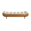 120cm Storage Ottoman Bench with Clothes Organizer for Bedroom & Living Room