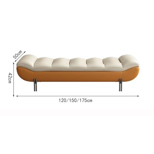 120cm Storage Ottoman Bench with Clothes Organizer for Bedroom & Living Room