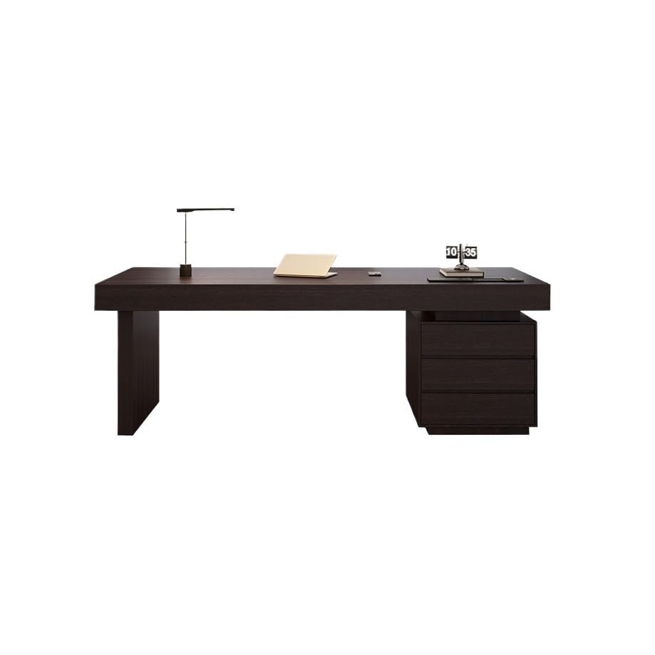 Modern Solid Wood Writing Desk for Home Study and Office