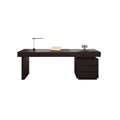 Modern Solid Wood Writing Desk for Home Study and Office