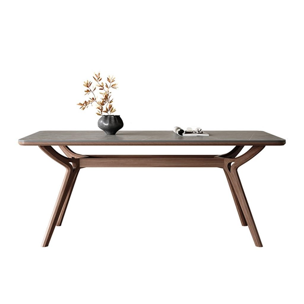 Modern Solid Wood Dining Table for Small Spaces