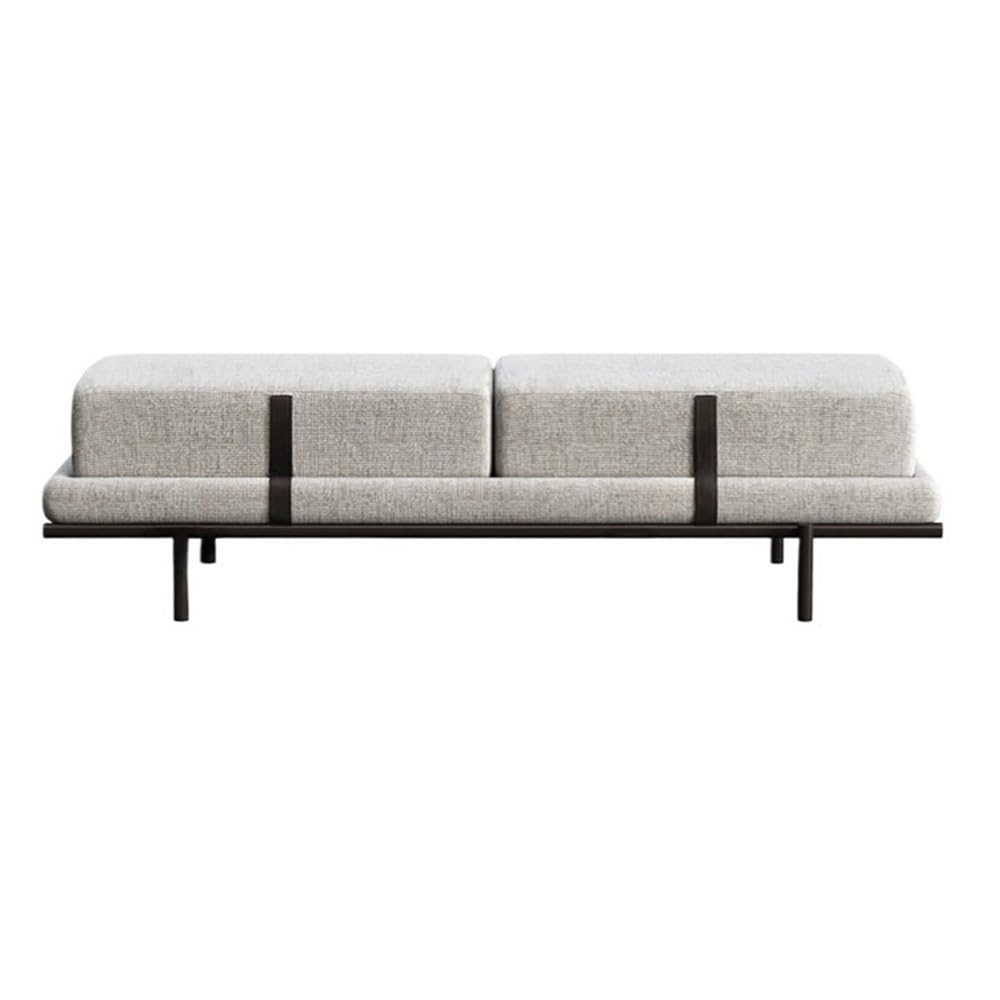 Modern Fabric Storage Ottoman Bench for Bedroom & Living Room