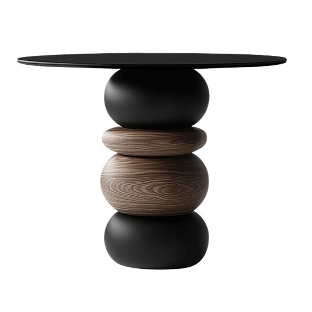 Solid Wood Sofa Side Table for Living Room Decor