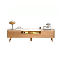 70.8/78.7 Inch TV Stand with LED Light and Storage Drawers