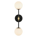 Modern Single Wall Sconce with Clear Glass Shade for Bathroom Vanity