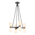 Alora Lighting Kuzco Lucian 22in 8-Light Chandelier Urban Bronze