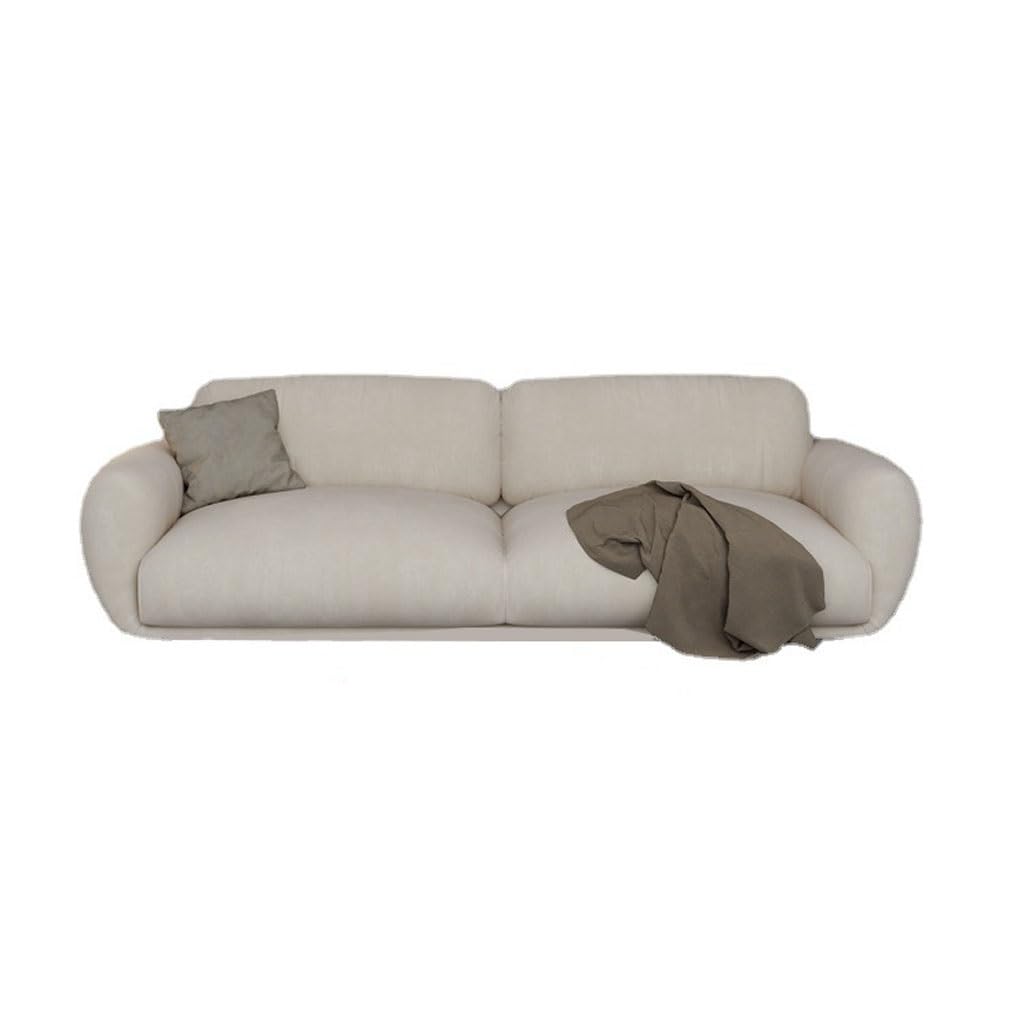 Modern Cream Sofa Chair for Small Apartment Living Room