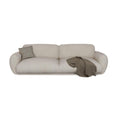 Modern Cream Sofa Chair for Small Apartment Living Room