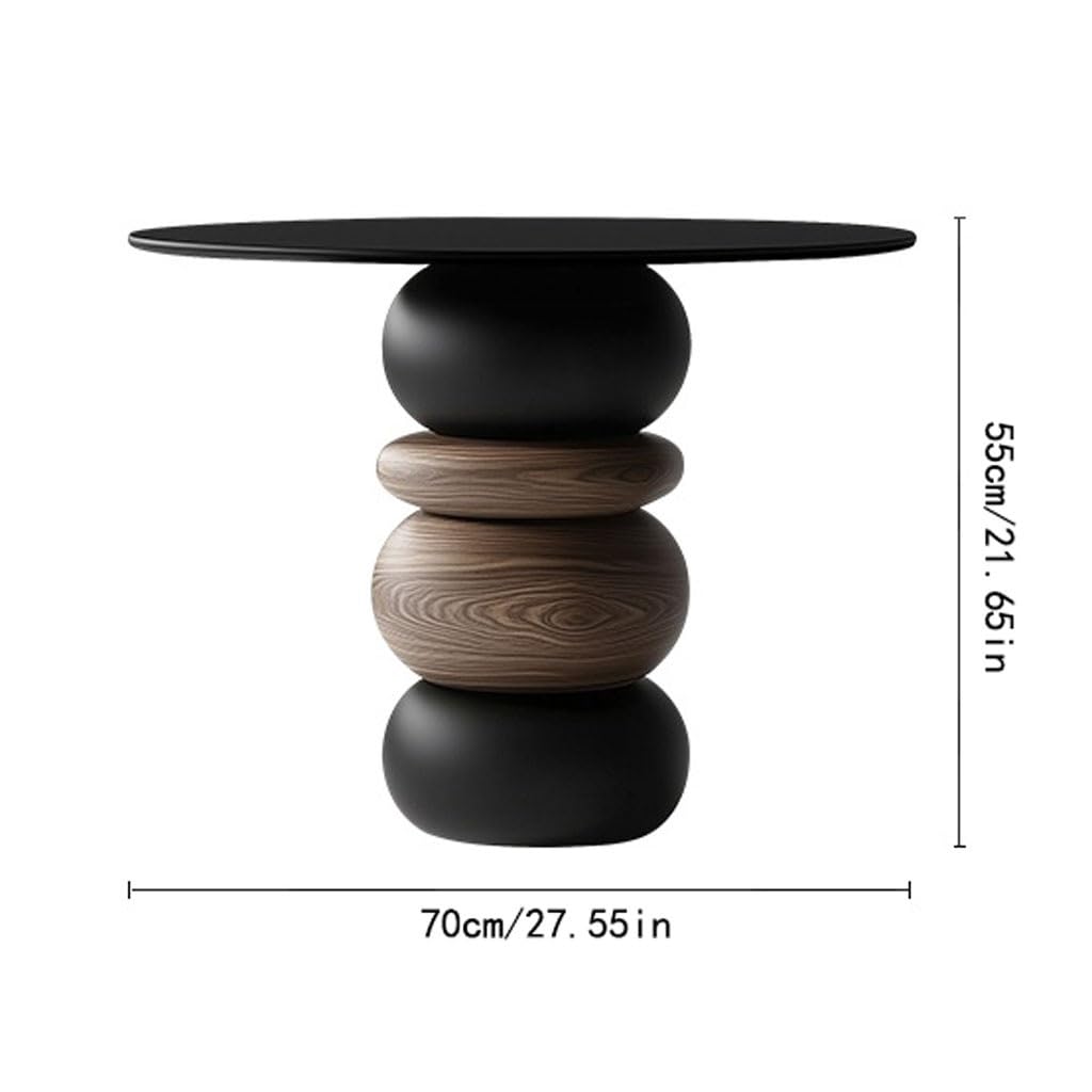 Solid Wood Sofa Side Table for Living Room Decor