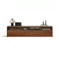 Modern TV Stand with Storage Drawers and Open Shelves for Living Room