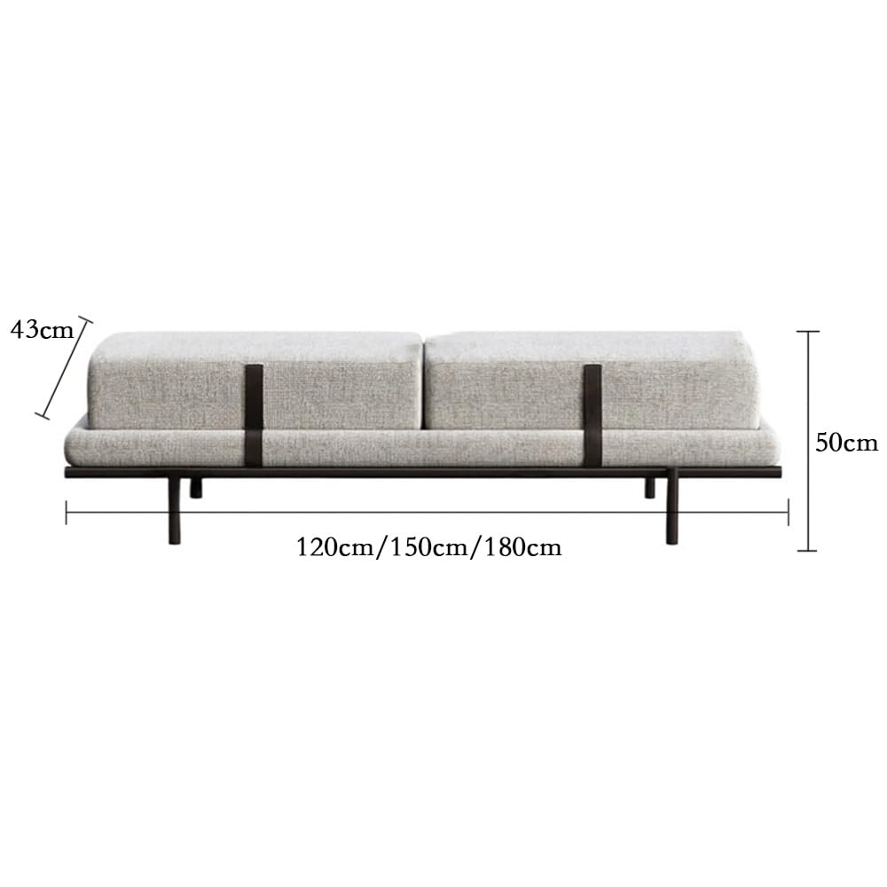 Modern Fabric Storage Ottoman Bench for Bedroom & Living Room