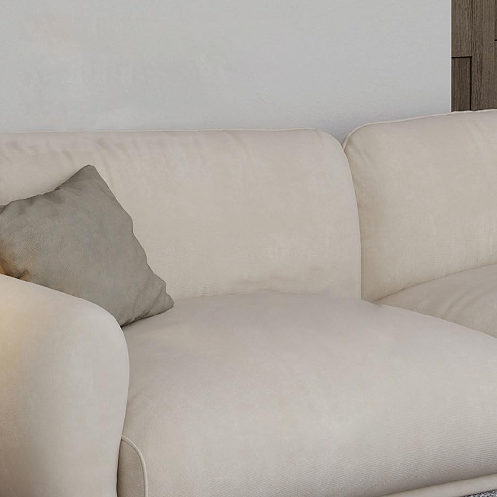 Modern Cream Sofa Chair for Small Apartment Living Room