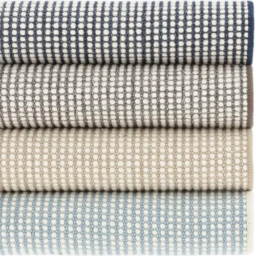 Tan Geometric Woven Wool Rug 9.5x13.5 Feet for Home Decor