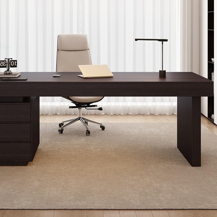 Modern Solid Wood Writing Desk for Home Study and Office