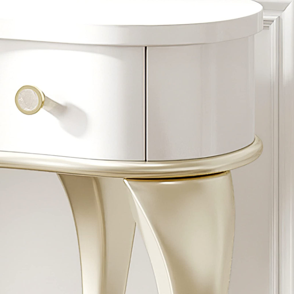 Wooden Makeup Vanity Dresser with Storage Drawers for Bedroom