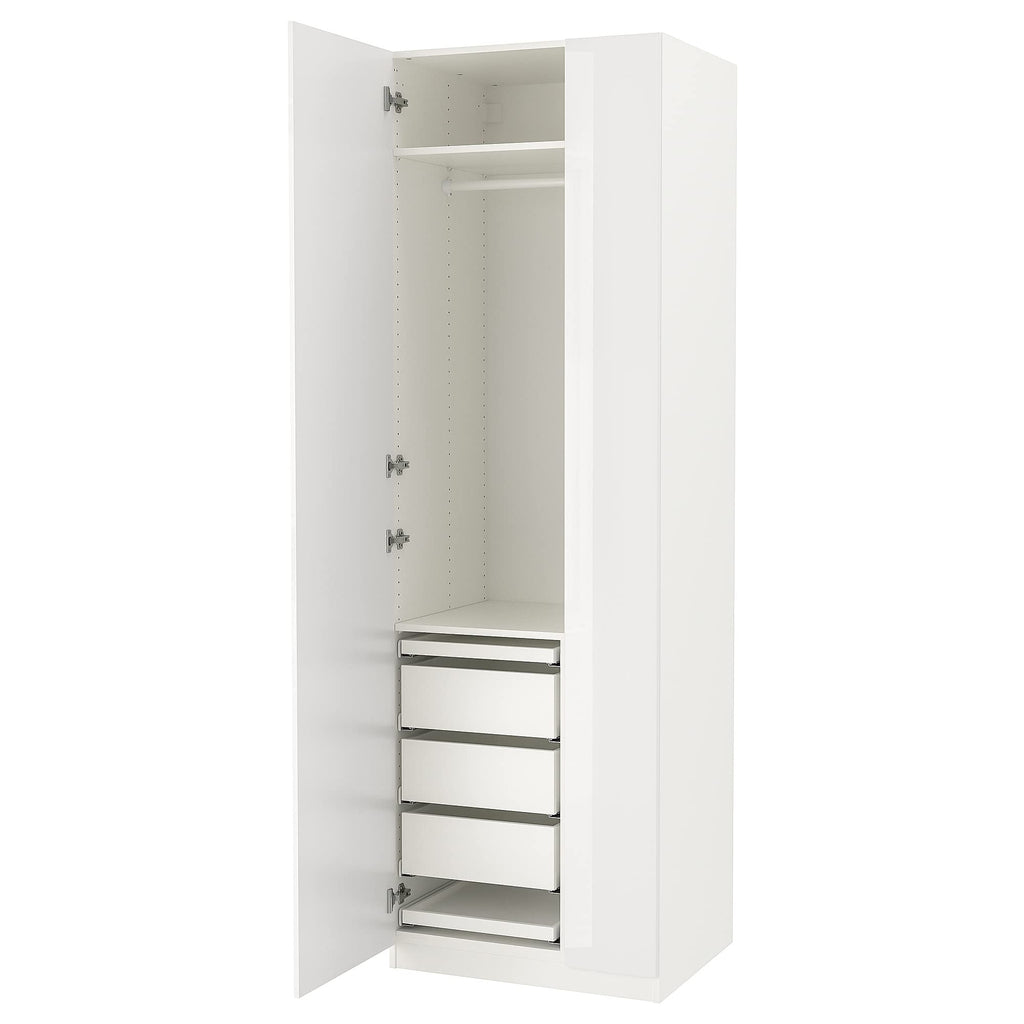 ProTuning FARDAL/PAX Wardrobe combination, high-gloss/white, 75x60x236 cm