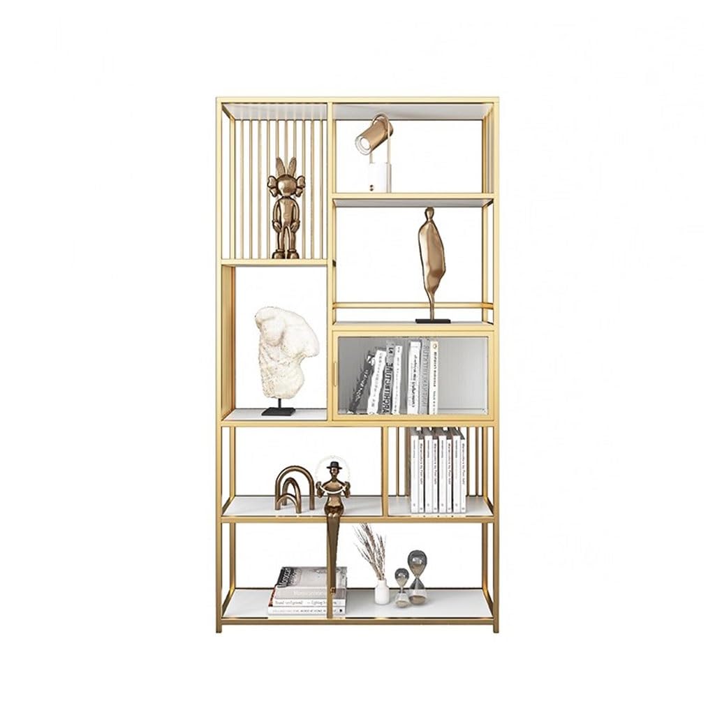Modern Multi-Layer Floor Bookshelf for Home Display Storage