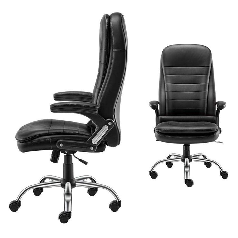 PU Leather Executive Office Chair with Tilt and Height Adjustment