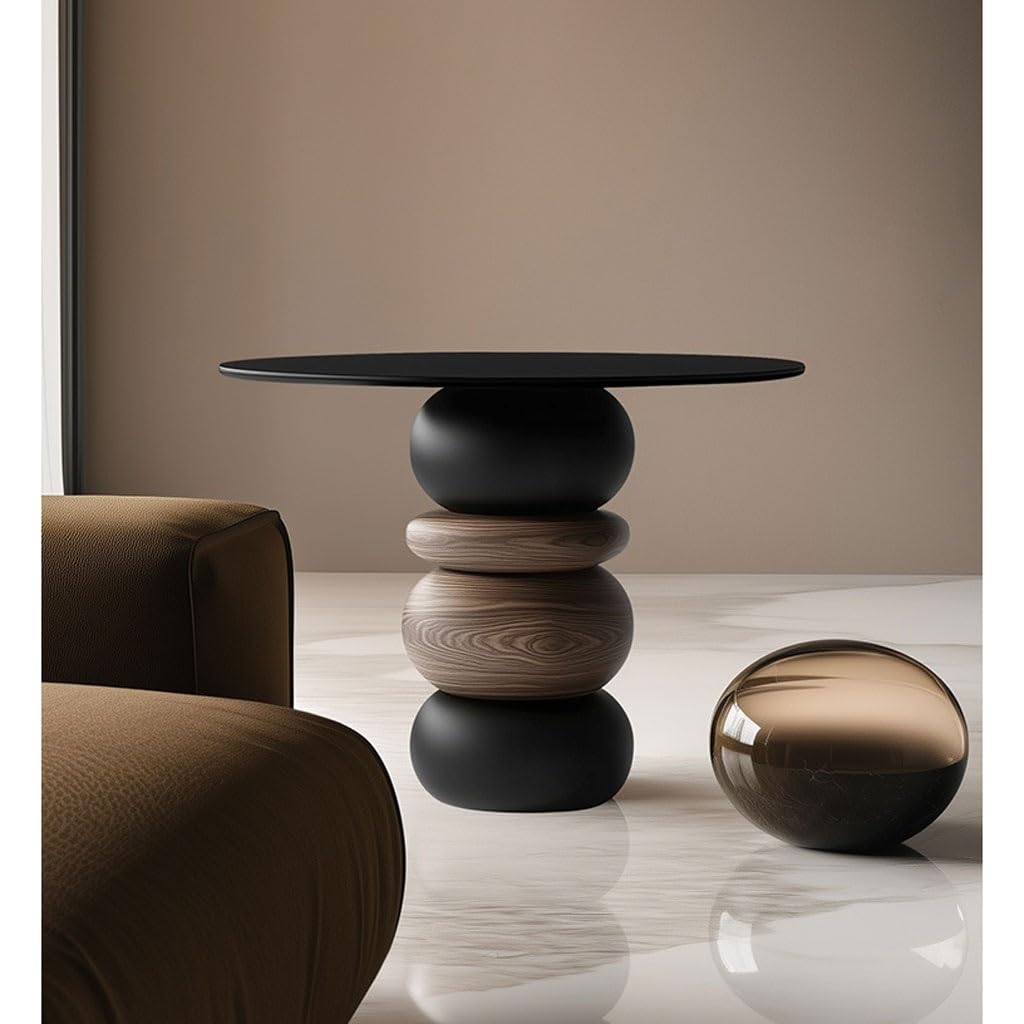 Solid Wood Sofa Side Table for Living Room Decor
