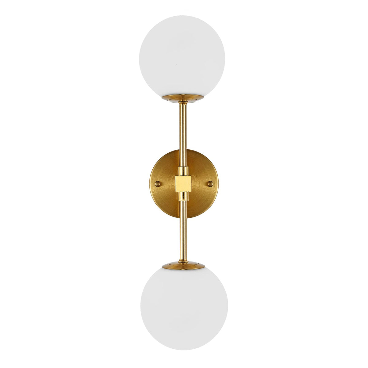 Modern Single Wall Sconce with Clear Glass Shade for Bathroom Vanity