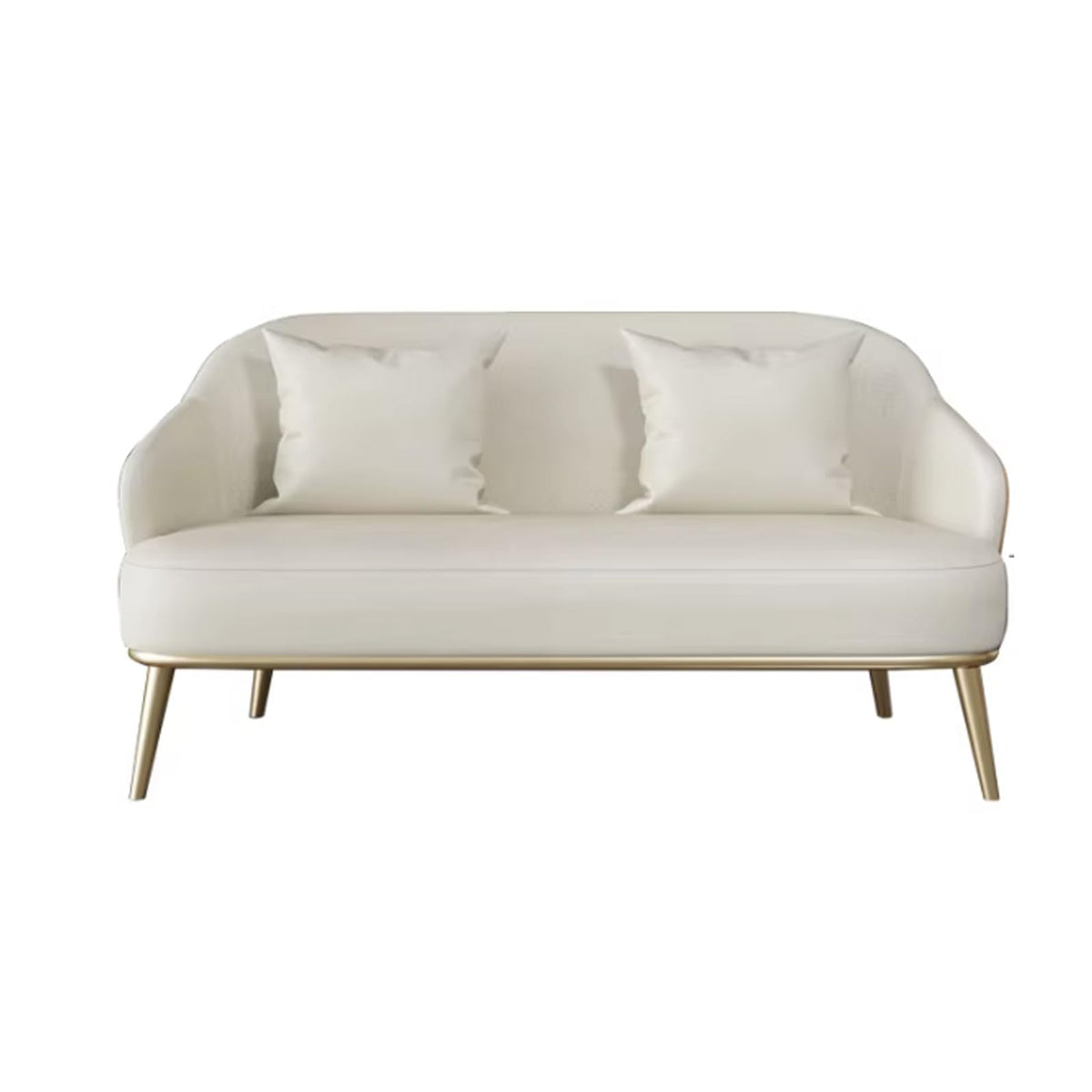 Double Seater Leather Lounge Sofa Chair