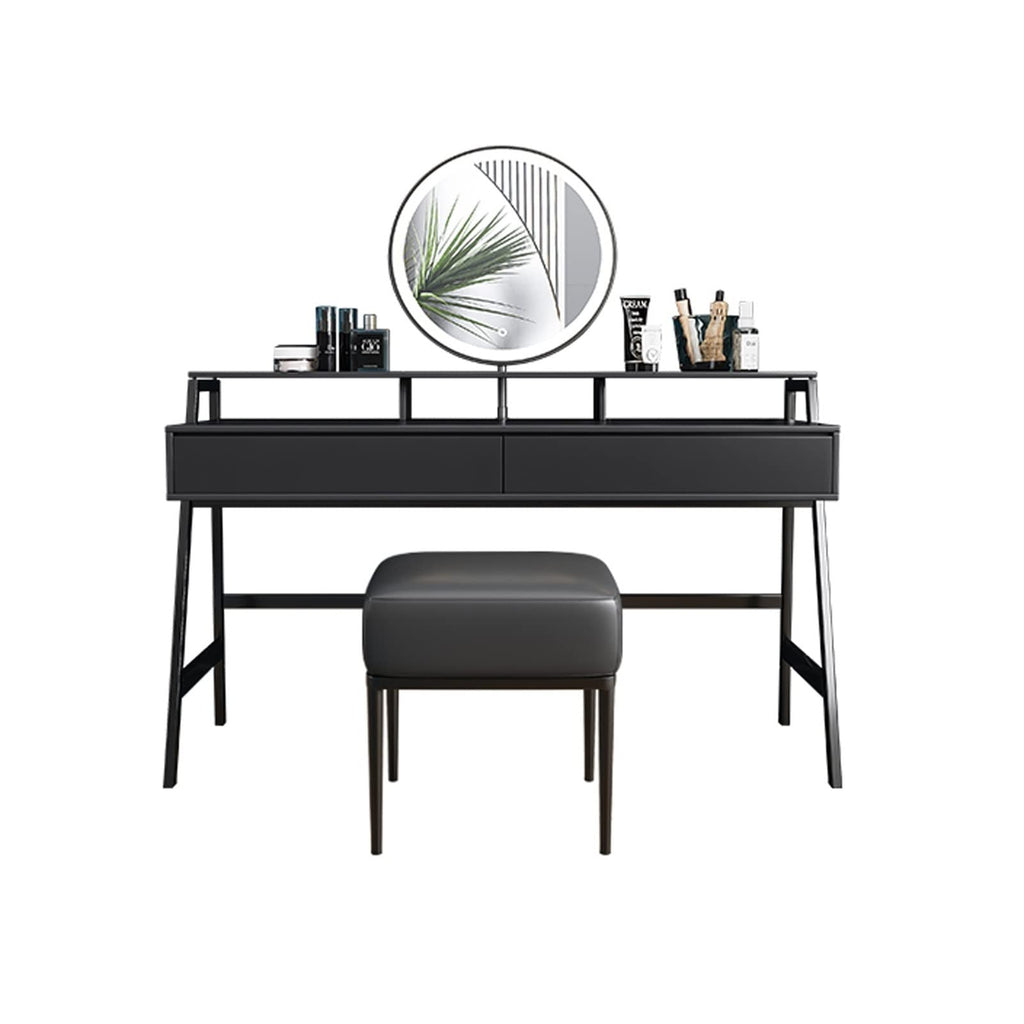 100cm Minimalist Makeup Vanity Dresser with Mirror and Drawers for Bedroom