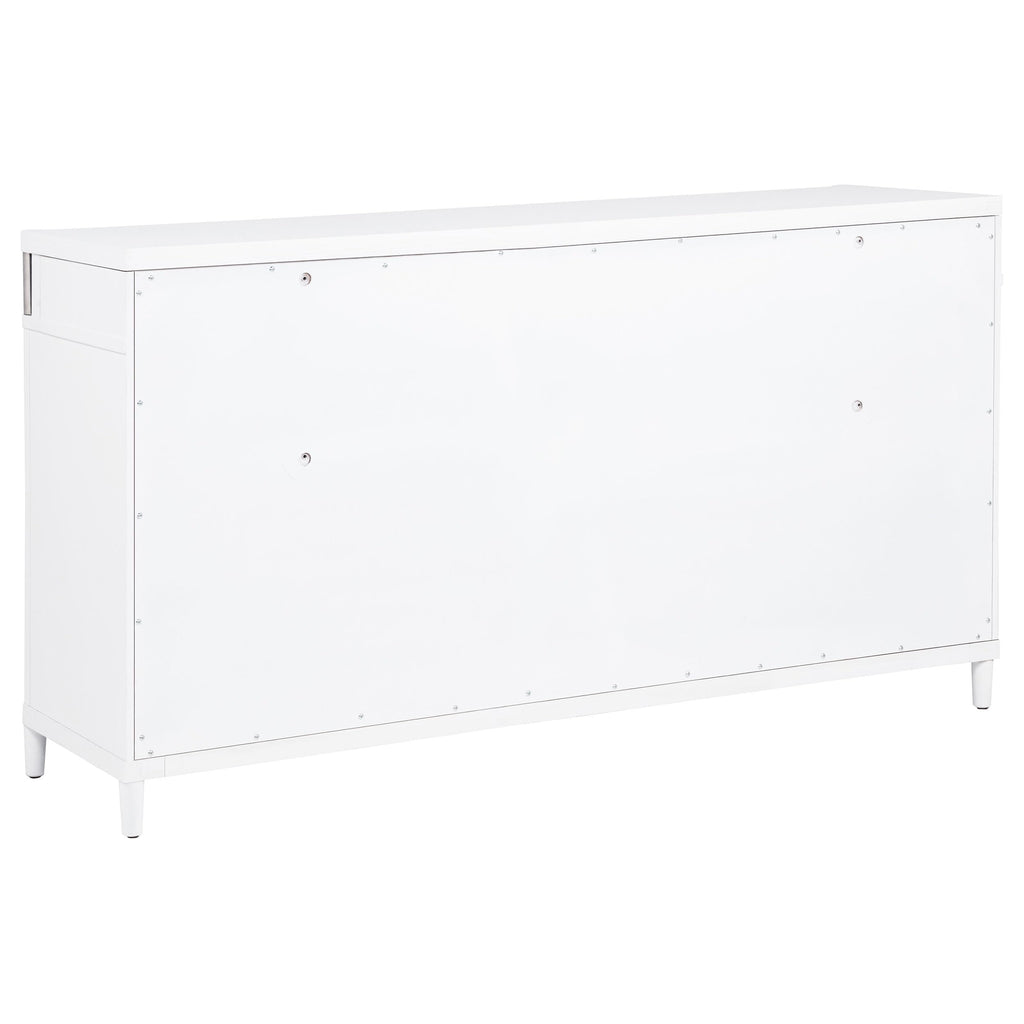 White Upholstered Bed Frame for Bedroom Furniture