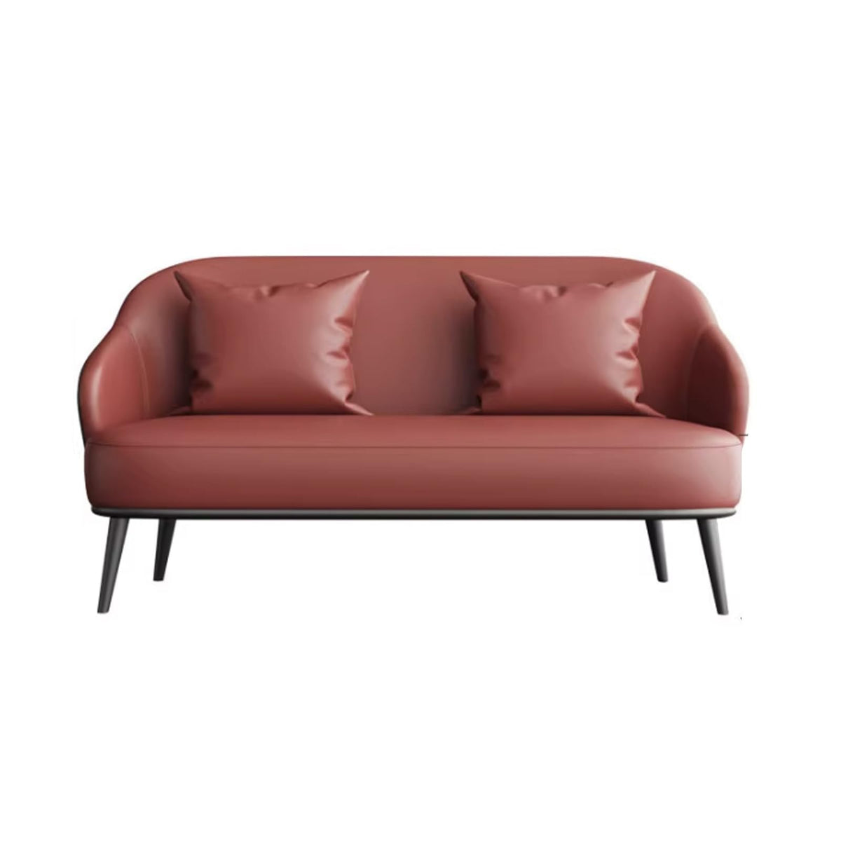 Double Seater Leather Lounge Sofa Chair