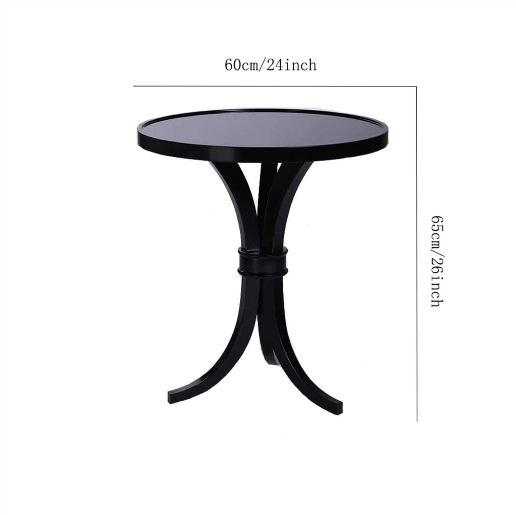 Wooden Round Side Table for Living Room and Bedroom