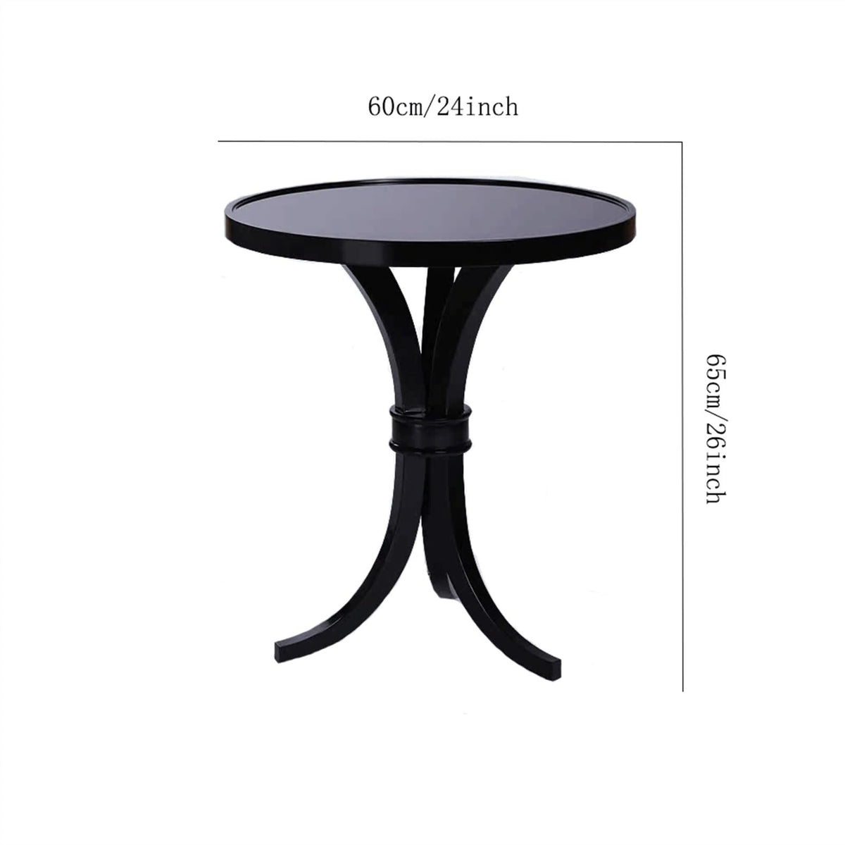 Wooden Round Side Table for Living Room and Bedroom