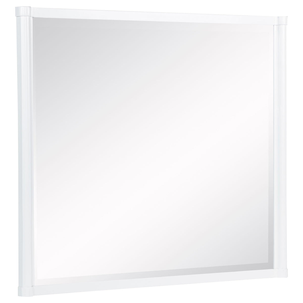White Upholstered Bed Frame for Bedroom Furniture