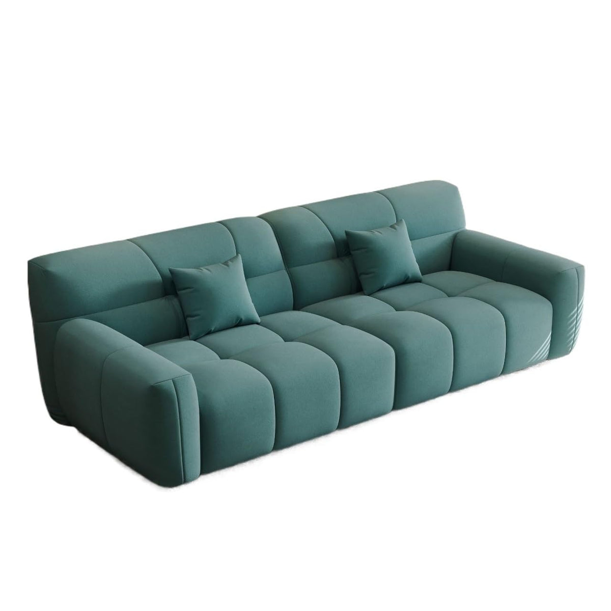 Cream Fabric Lounge Chair for Bedroom and Living Room