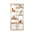 Modern Metal Bookshelf Storage Shelf for Living Room Organization