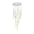 16-Light Chrome Pendant Ceiling Light for Modern Home Decor