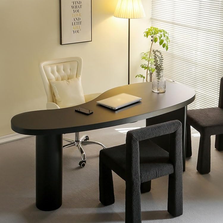 Modern Solid Wood Computer Desk for Home Office
