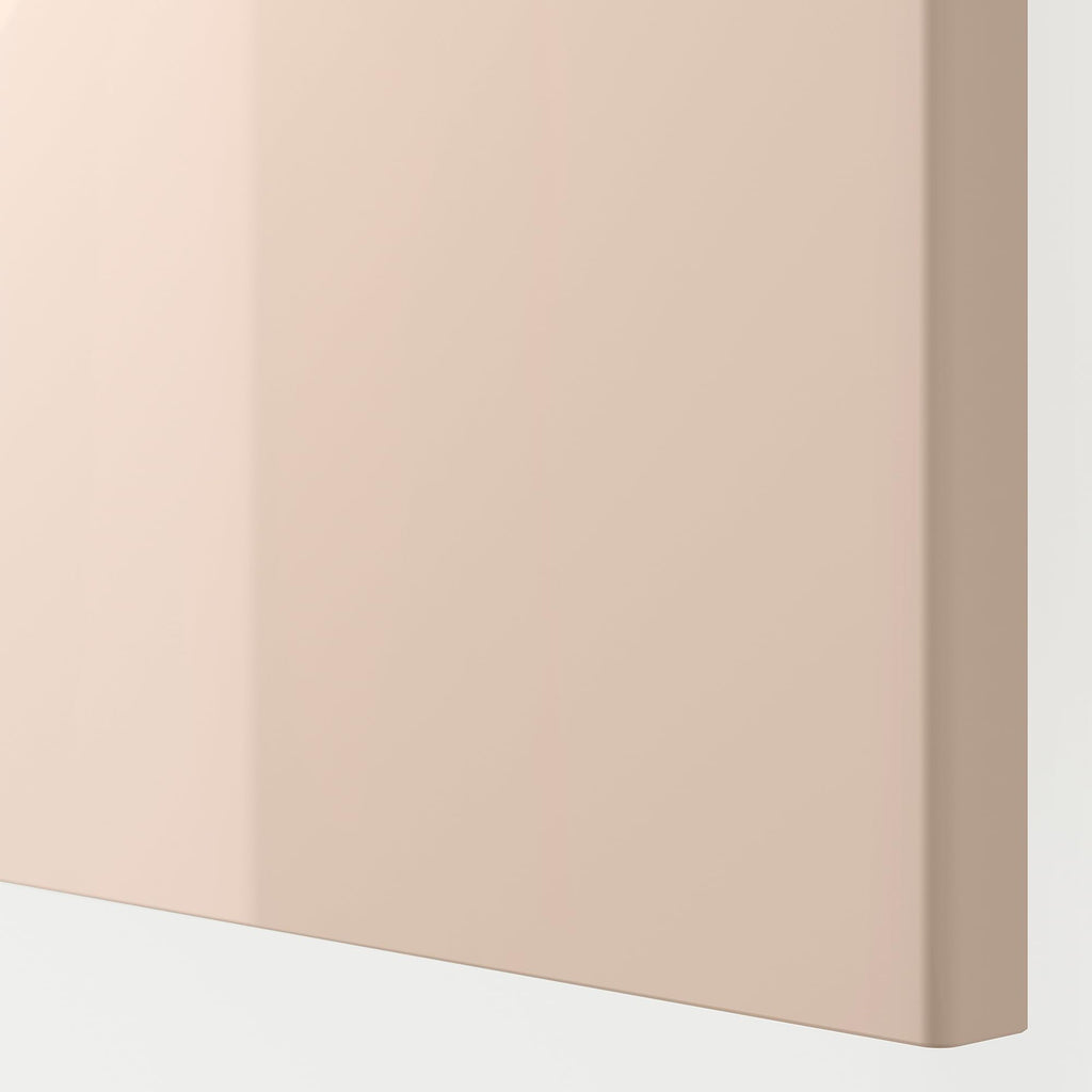 White High Gloss Wardrobe with Storage Combination 100x60x236cm