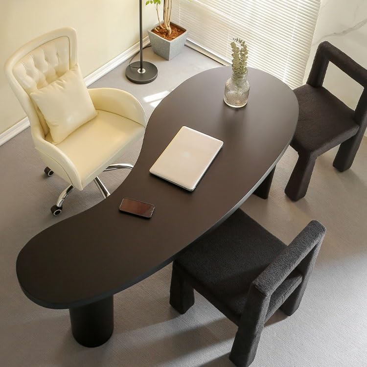 Modern Solid Wood Computer Desk for Home Office