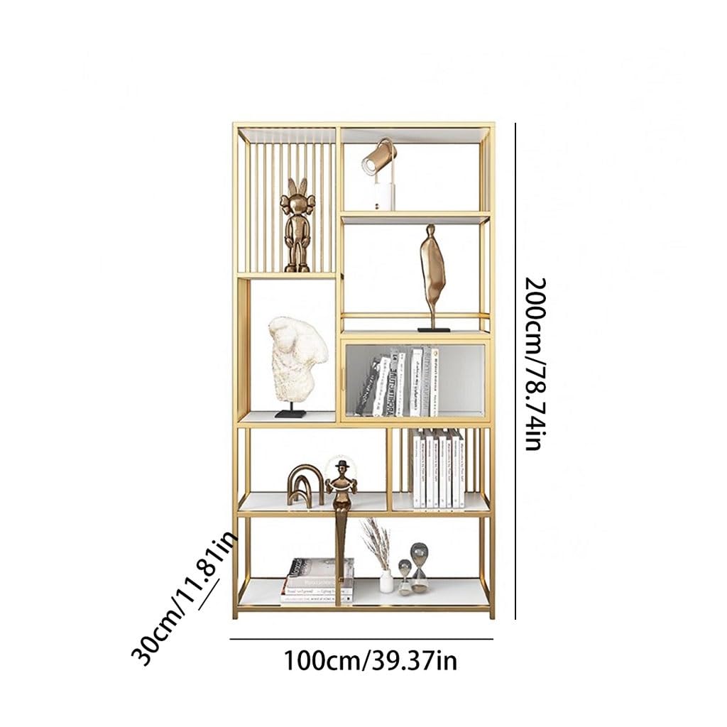 Modern Multi-Layer Floor Bookshelf for Home Display Storage