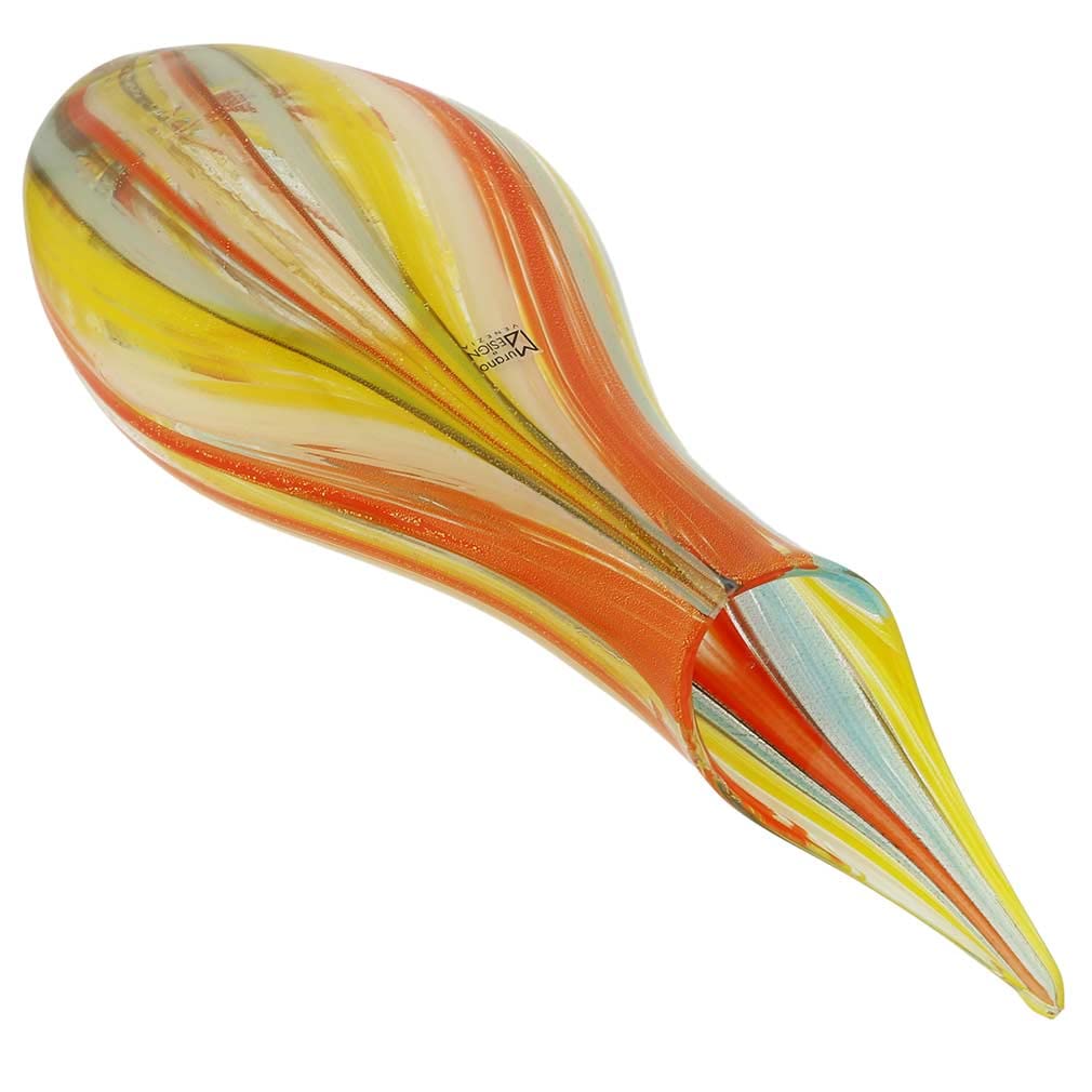 Glass Of Venice Murano Glass Spring Blossom Vase - Multicolor
