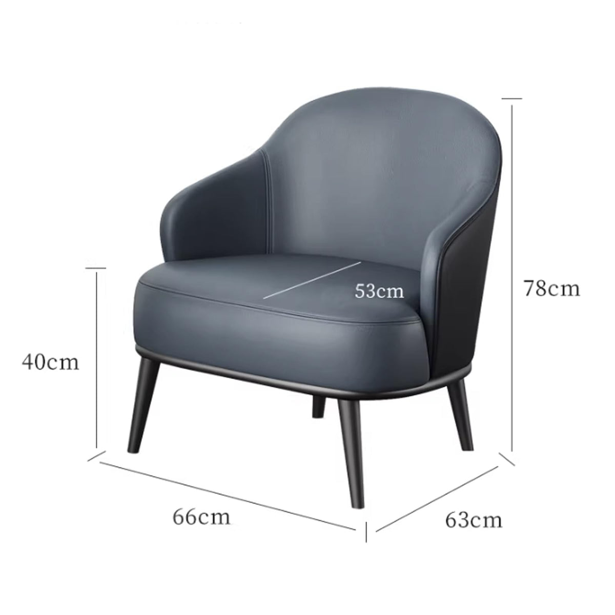 Double Seater Leather Lounge Sofa Chair