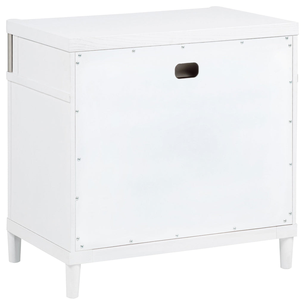 White Upholstered Bed Frame for Bedroom Furniture