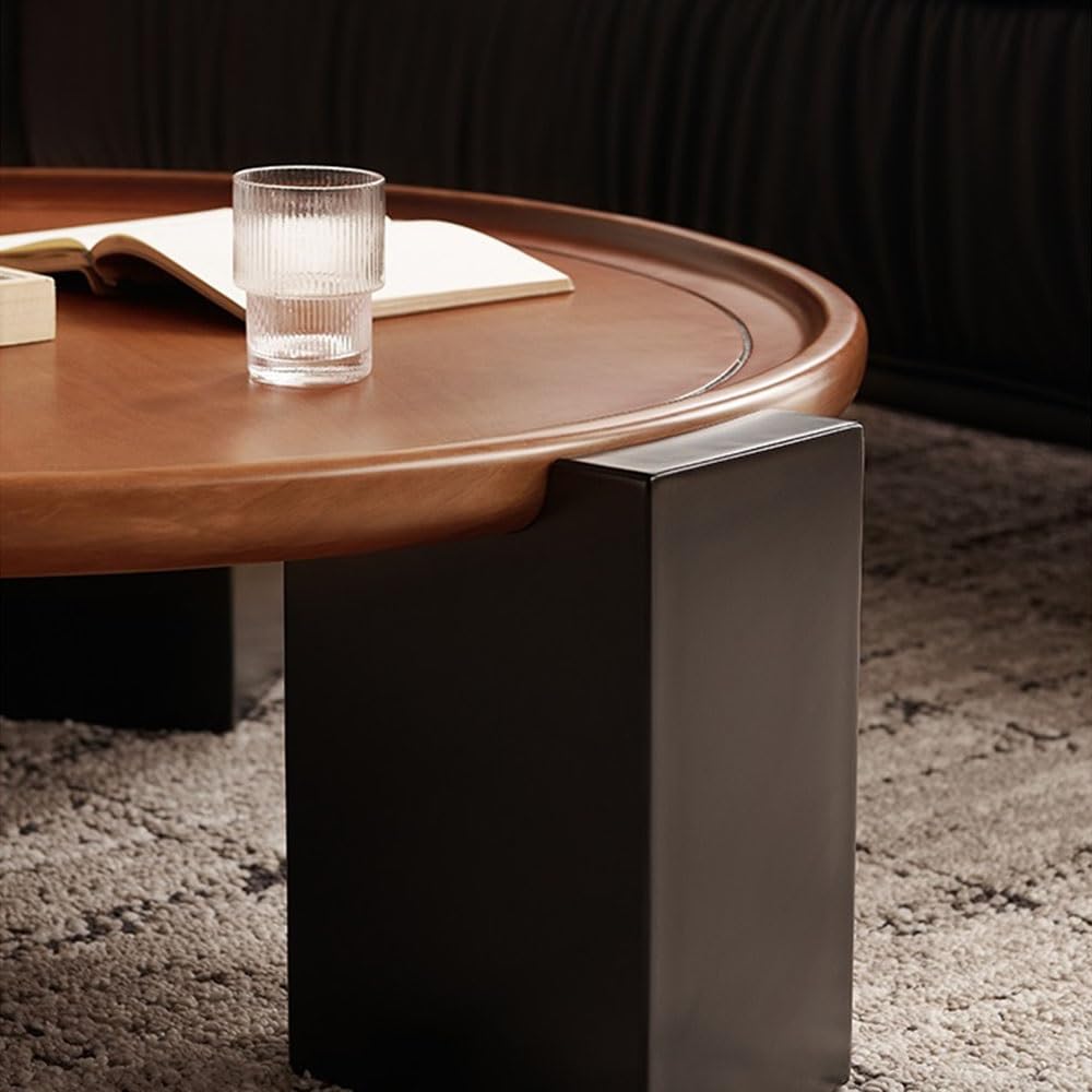 Modern Round Nesting Coffee Table Set for Living Room Decor
