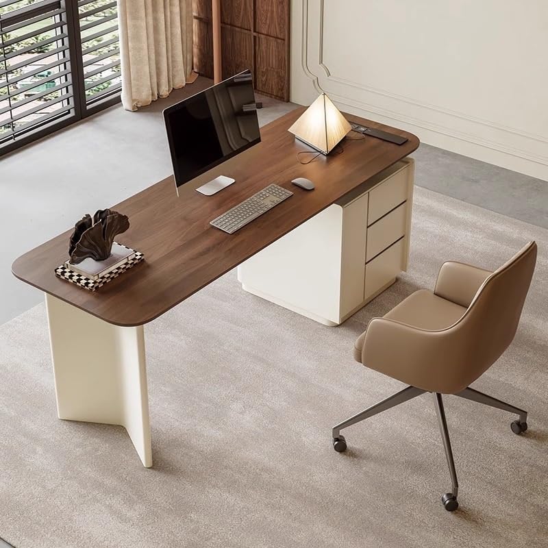 Solid Wood Writing Desk for Home Office and Study