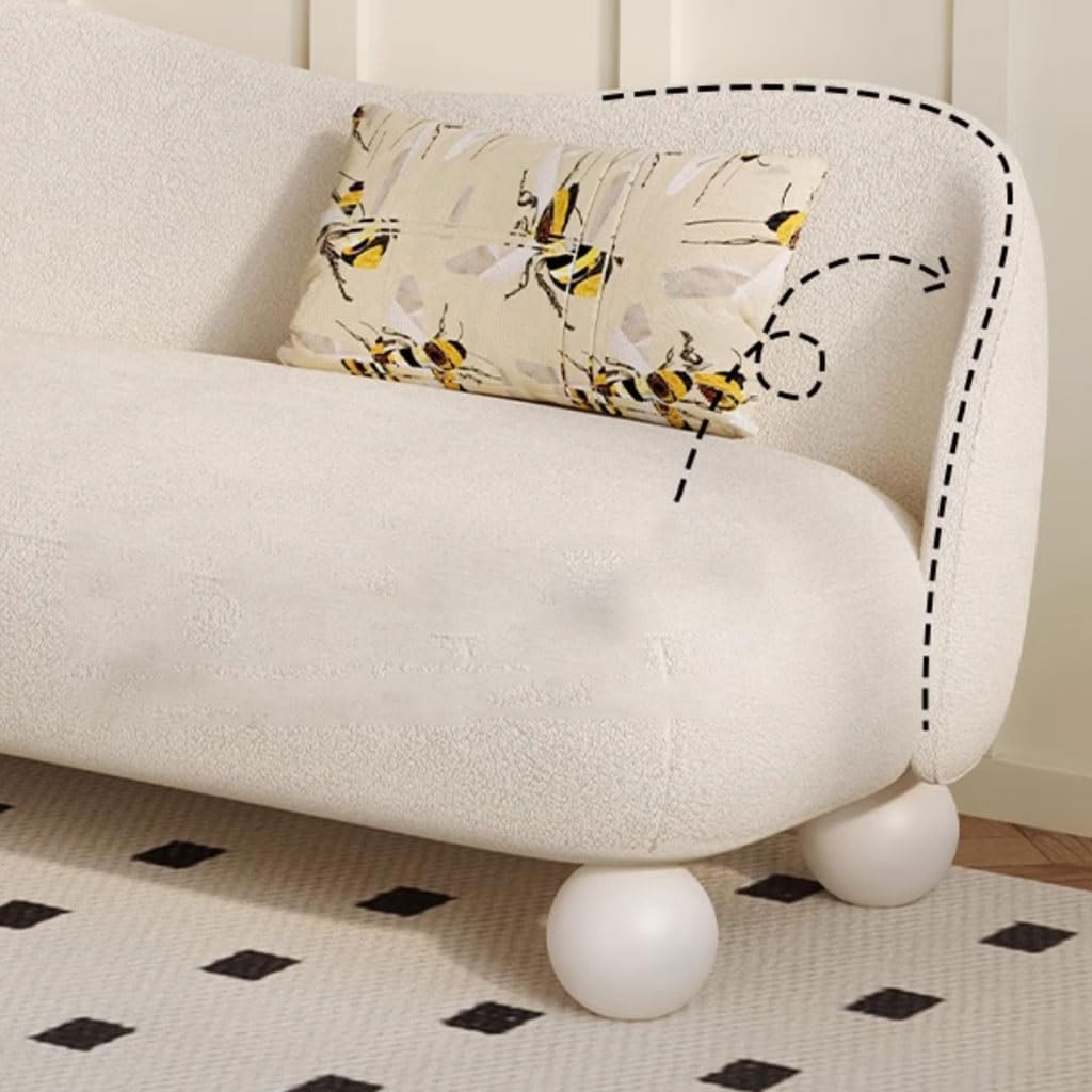 Double Seater Fabric Sofa for Living Room