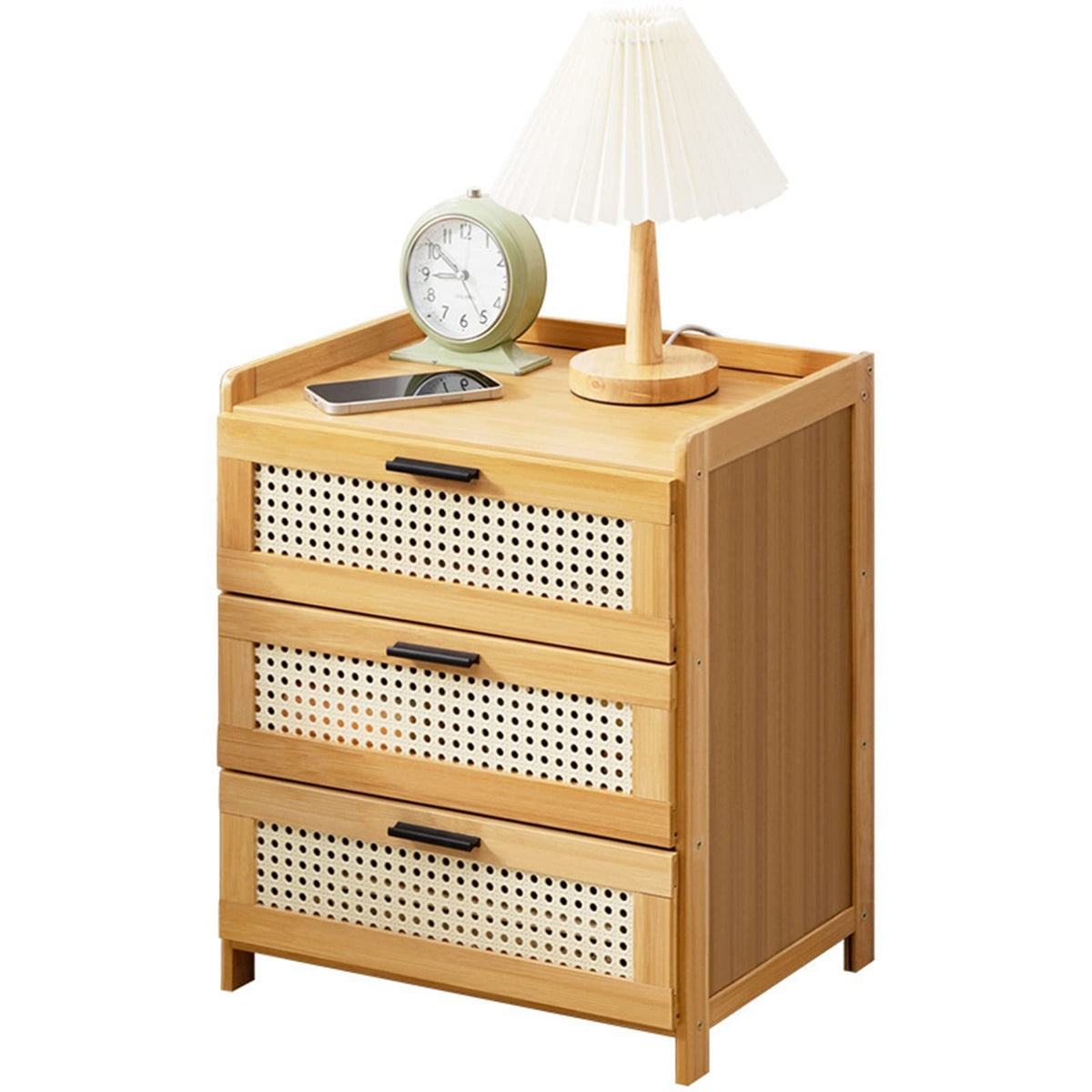 Bedside Table with Drawer Storage for Bedroom
