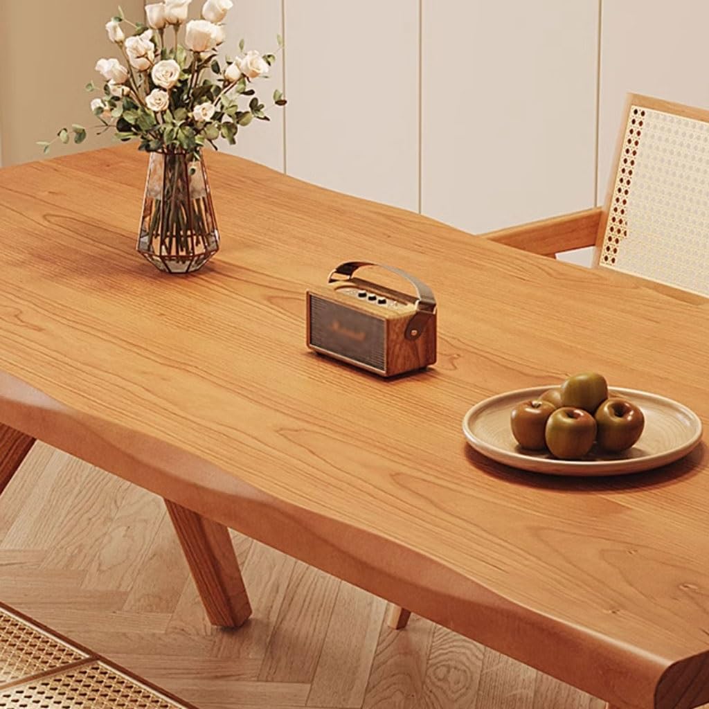 Nordic Solid Wood Dining Table for Home Office and Kitchen