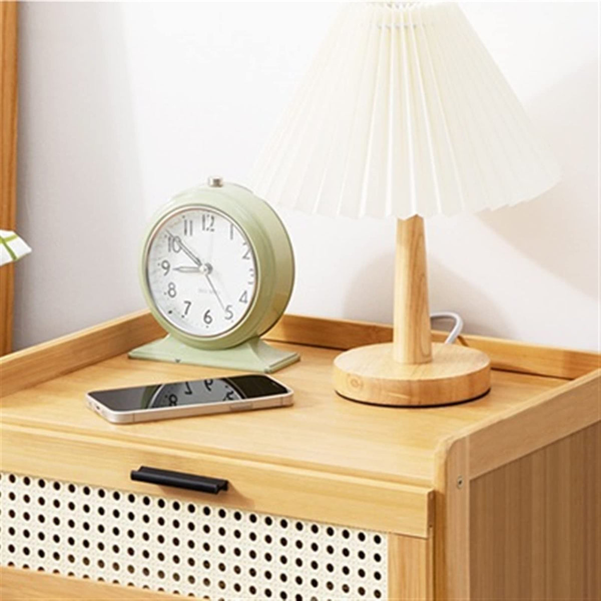 Bedside Table with Drawer Storage for Bedroom