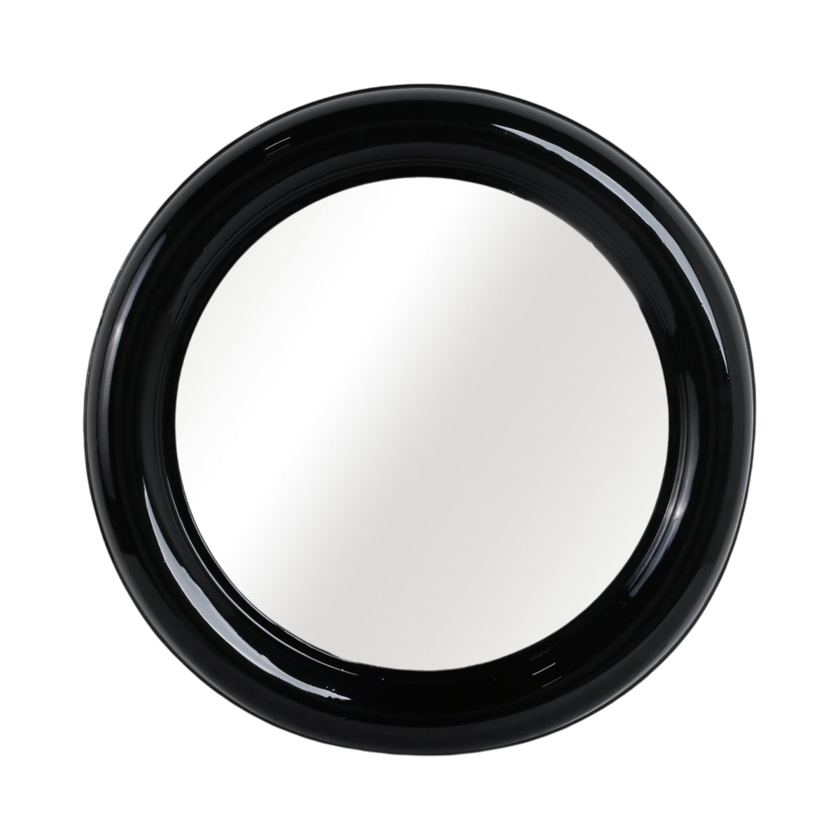 36" Round Metal Frame Wall Mirror for Living Room and Bedroom